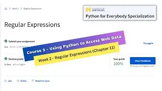 using python to access web data week 2 assignment || Python for Everybody Specialization