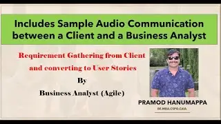 Requirement Gathering from Client by Business Analyst in Agile