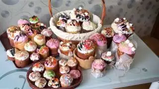 Потрясающие пасхальные куличи
