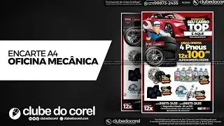 Encarte / Panfleto - Oficina Mecânica CDR e PDF - Clube do Corel