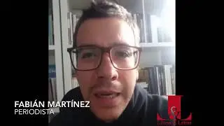 El periodista Fabián Martínez y los libros para leer en casa