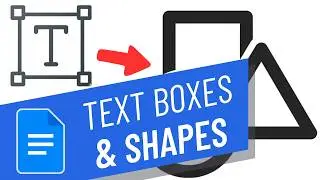 How to add Text Boxes and Shapes in google docs
