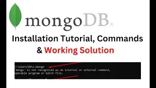 MongoDB Installation & Setup Tutorial || MongoDB commands & Error Sollution