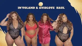 Sexy plus size lingerie & lounge wear haul Avidlove & IN'VOLAND
