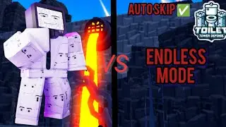 Mewing TV man vs endless mode! Auto skip!