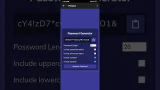 password generator using html css js 