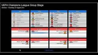 UEFA Champions League 2010//2011 Draw NO FAKE!.