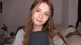 ASMR Whispering and slow tapping :)