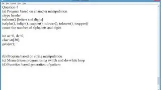 Computer Science Block Test Revison-3