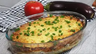Просто натрите картофель и добавьте фарш. Любимая картофельная запеканка
