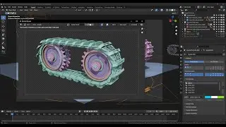 Blender Rigging ~ Churchill Tank Tracks (Using Geometry Nodes)