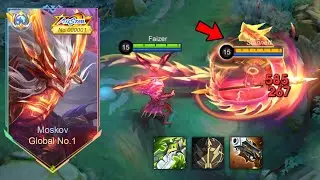 TOP SUPREME MOSKOV BEST 1 HIT BUILD 2024! (recommended build and emblem) - MLBB