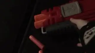 How to shoot with the MEGA nerf Doublebreach