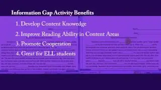 Information Gap Activities