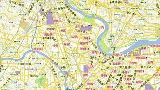 Tokyo Japan editable layered PDF Vector Map