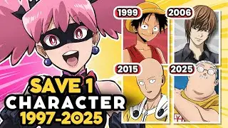 Save 1 ANIME CHARACTER for each YEAR 🔥⏰ | ANIME QUIZ