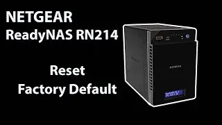 how to reset netgear readynas to factory default