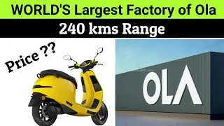 REVEALED!! Ola Electric New E- Scooter 🔥 World's Largest 2-wheeler Manufacturing in INDIA 🔥