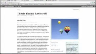 Thesis wordpress theme review