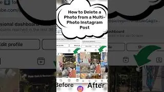 How to delete single photo from multiple photos in Instagram #tech #instagram #hack #viral #shorts