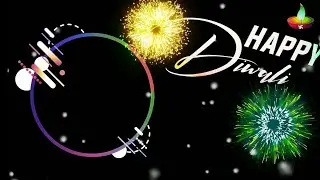 Happy deepawali black screen template//Diwali black screen template//Firecracker template