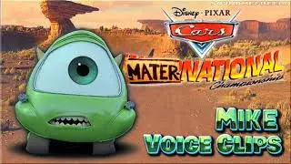 All Mike Wazowski Voice Clips • Cars Mater-National Championship • Voice Lines (Carlos Alazraqui)
