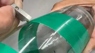 Kunstwerk aus der Flasche