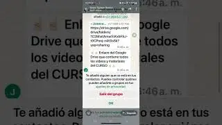 Why can't links be opened in a WhatsApp group on a cell phone?