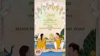 Wedding Invitation || Royal Wedding Invitation 2023 || Invitation Card