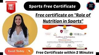 Sports free Certificate|Certificate 
