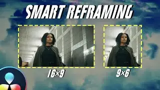 FAST & EASY Smart Reframing in Davinci Resolve 17 | Davinci Resolve Tutorial for beginners