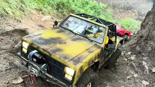 1/10 Cross RC XT4 with friends part 2 #crossrc #rc #rccar #4x4 #offroad #rccrawler #rctruck #rcfun
