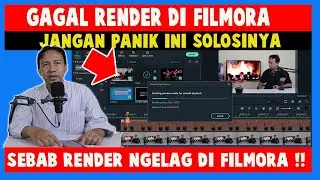 HOW TO OVERCOME RENDER ERROR IN FILMORA, DON'T PANIC, HERE'S THE SOLUTION!!