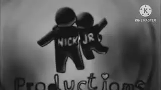 noggin and Nick Jr logo collection in black and White chorded