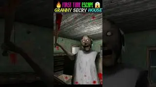 Finally Granny Ke Haunted House Se Bhag Gaye 😨🔥| Granny Chapter 1 Main Door Escape 😱 #shorts #granny