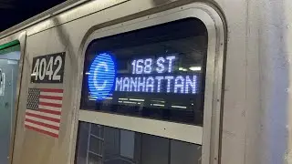 IND 8 Av Local: R211T (C) Train [Euclid Av to Washington Heights-168 St]