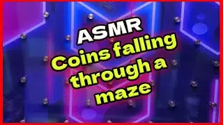 ASMR Coin Pusher Play - Coins Falling down - Retro Arcade Sounds
