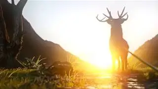 deer and the fox : Rendered Cinematic