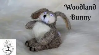 NEEDLE FELTED Bunny Time Lapse ASMR
