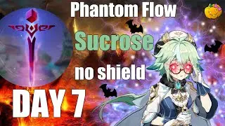 Phantom Flow Day 7 Elephant versus the Whale Sucrose no shield mode - Genshin Impact Inazuma event