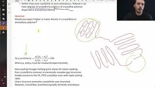 Polymer crystallinity