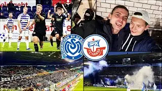 RECORD CROWD + TURBULENT END...! MSV Duisburg vs. Hansa Rostock Stadium Vlog | 4,000 Hansa Fans