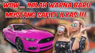 AKHIRNYA SAFIEY ILYAS DEDAHKAN WARNA BARU KERETA MUSTANG YANG DITUNGGU RAMAI !!!