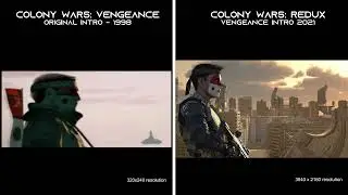 Colony Wars Redux Cinematics Side by Side Comparison