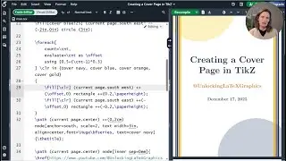 Creating a Custom Cover Page with TikZ (Unlocking LaTeX Graphics Episode 55)