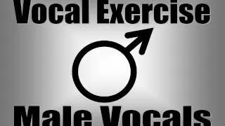 The Minor Pentatonic Male Vocal Warm Up  - AEIOU Vowels Exercise - Riff and Run Development