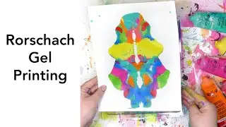 Rorschach Gel Printing