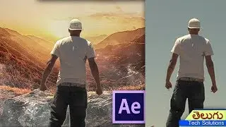 after effects tutorial: Sky Replacement Effect without Green Screen | Remove Video Background