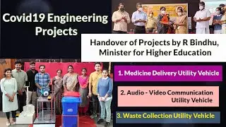 Covid19 Engineering Projects| Medicine Delivery |Audio Video Communication Vehicle |Waste Collection