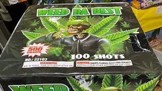 Weed Da Best 100 shot firework